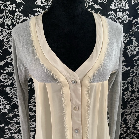 🦇 Vintage Dolan Long-Line Silk Cardigan 🦇 - Picture 2 of 8